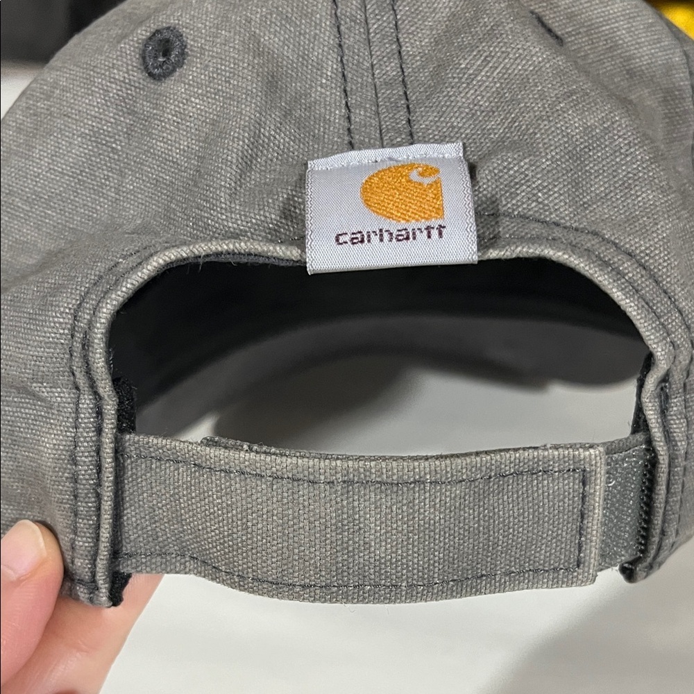 Carhartt Lot of Two Men's Gray Caps with Yellow Embroidery - Picture 12 of 15